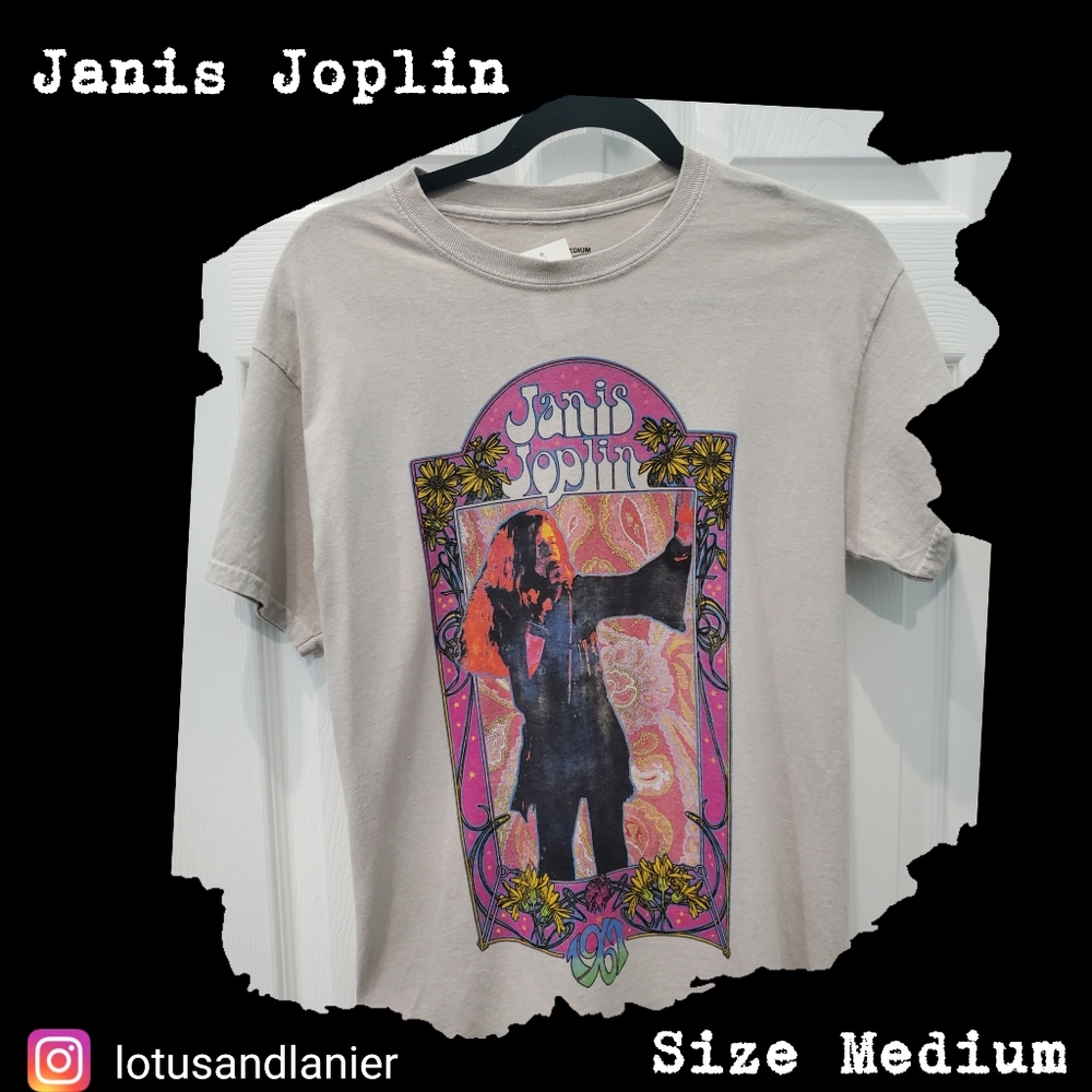 Janis Joplin T-Shirt Sz Medium